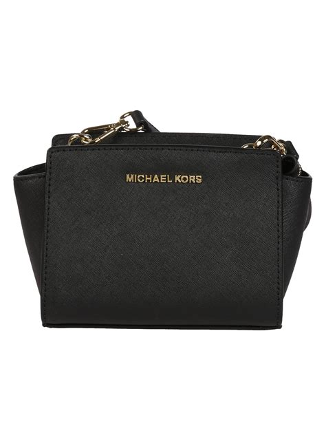 michael kors black mini purse